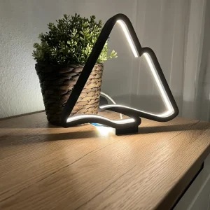 چراغ LED دیواری طرح کوهستان  Modern Mountains Lamp  دکور مینیمال