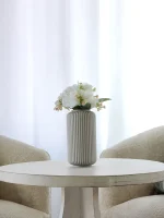 گلدان دکوراتیو Fluted Vase  برای گل مصنوعی - تصویر 6