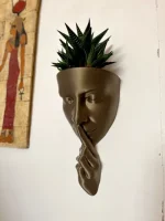 گلدان دیواری Woman Wall Flower   گلدان آماده برای دیوار و دکوراسیون داخلی - تصویر 9