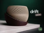 گلدان Drift Planter  مناسب گل طبیعی  طراحی خاص بافت‌دار