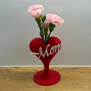 گلدان قلبی Heart Vase  مدل پرینت‌شده دکوراتیو