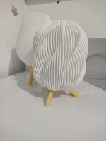 چراغ شب دکوراتیو موجی مدرن Striped Swirl Lamp - تصویر 3